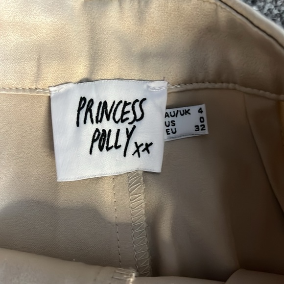 Princess Polly Satin Flare Pants US Size 0 - Picture 3 of 4